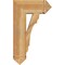 Ekena Millwork Olympic Arts & Crafts Rough Sawn Bracket, Western Red Cedar, 6"W x 18"D x 30"H BKT06X18X30OLY03RWR - alternate 4
